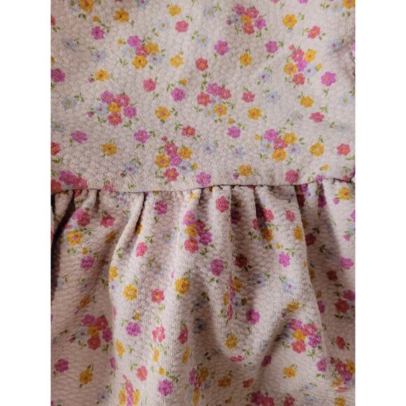 Zara Girls Floral Pink Dress‎ with Ruffles size 4-5 year old #5 - Picture 3 of 4
